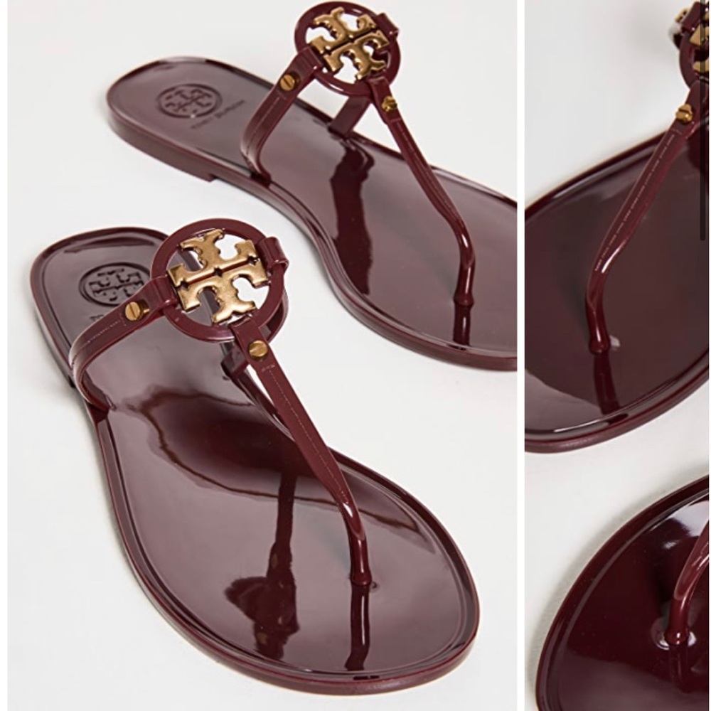 TB jelly sandals